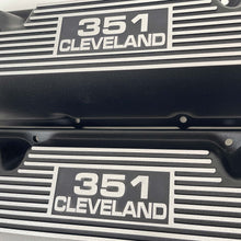 Load image into Gallery viewer, Ford 351 Cleveland Valve Covers - Style 2 - Black