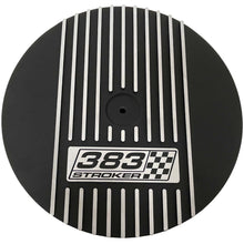 Load image into Gallery viewer, Small Block Chevy 383 Stroker 14&quot; Round Air Cleaner Lid Kit - Black