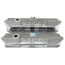 Load image into Gallery viewer, Ford FE Tall Valve Covers - CS Shelby Die-Cast Logo - Polished