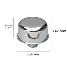 Load image into Gallery viewer, Black Chrome Breather & Small PCV Valve - Custom