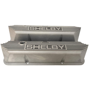 Ford SHELBY Logo FE Tall Valve Covers - Long Plate - As Cast