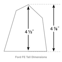 Load image into Gallery viewer, Ford FE Tall Valve Covers - CS Shelby Die-Cast Logo - Black