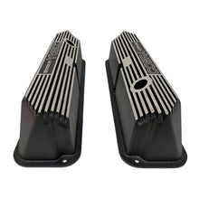 Load image into Gallery viewer, Ford COBRA LE MANS FE Tall Valve Covers - Engraved Logo - Black