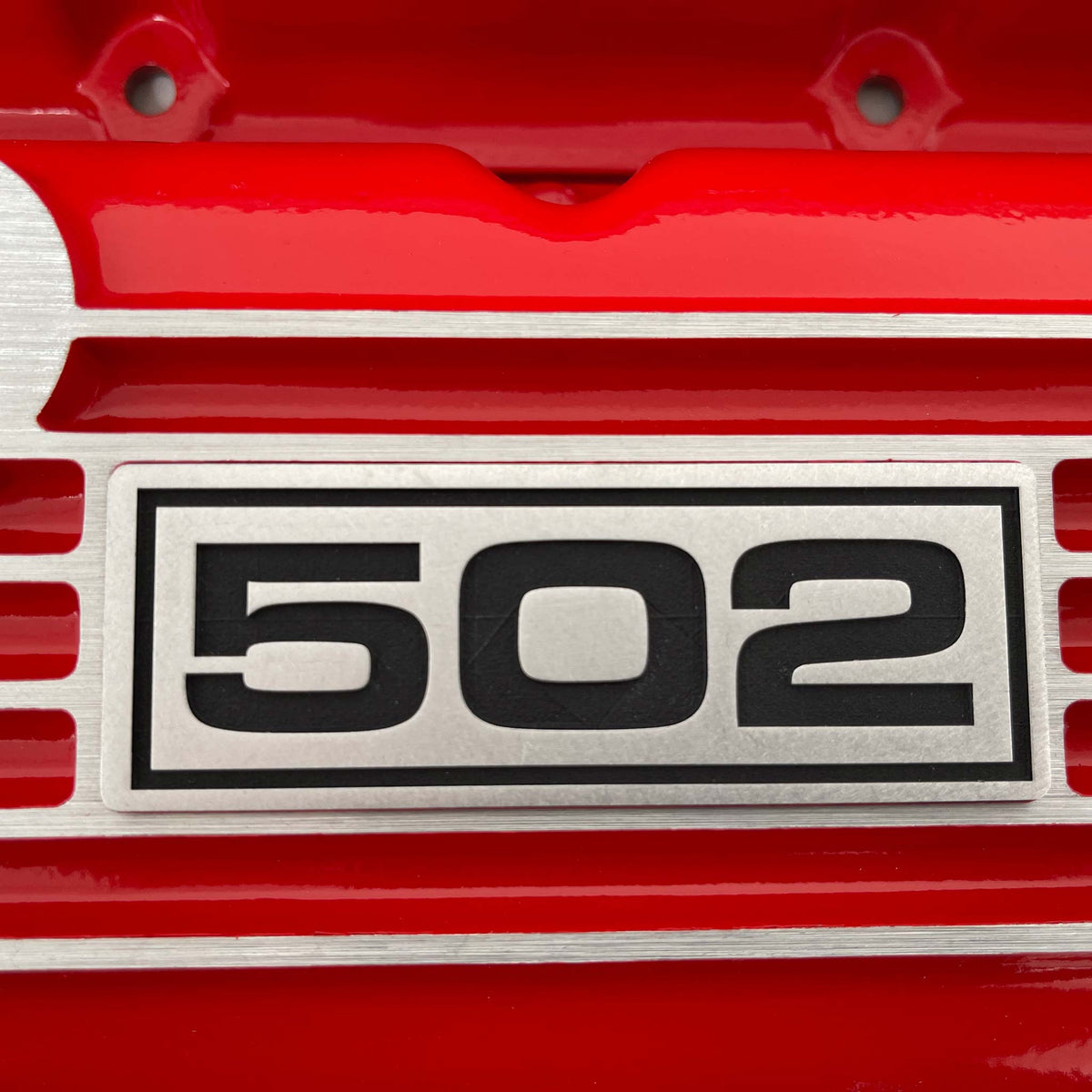 Big Block Chevy 502 Finned Valve Covers - Red – Ansen USA