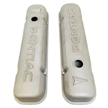 Load image into Gallery viewer, Pontiac Engine Raised Letter Valve Covers - As-Cast