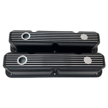 Load image into Gallery viewer, Mopar Performance 273, 318, 340, 360 Cal Custom Finned Valve Covers - Black