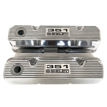 Load image into Gallery viewer, Ford 351 Cleveland Shelby Logo Valve Covers - Style 1 - Polished