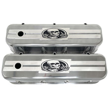 Load image into Gallery viewer, Big Block Chevy Tall Valve Covers, Billet Top F-U Skeleton - Polished