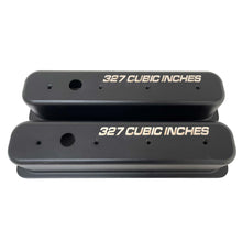 Load image into Gallery viewer, Small Block Chevy 327 Vortec Center Bolt Valve Covers - Black