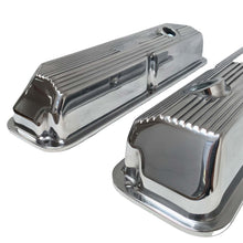 Load image into Gallery viewer, Ford FE 428 Cobra Jet Valve Covers Finned - Fits 352, 390, 427 - Polished