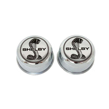 Load image into Gallery viewer, SHELBY Cobra Logo Chrome Breathers and Grommets Set