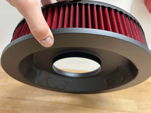 Load image into Gallery viewer, Ford FE 445 American Eagle 14" Finned Air Cleaner Kit - Black