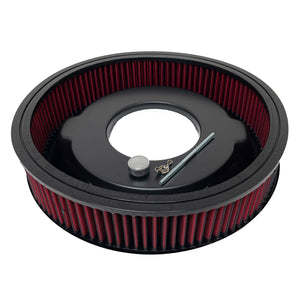 Chevy 496 Stroker 14" Air Cleaner Kit - Black