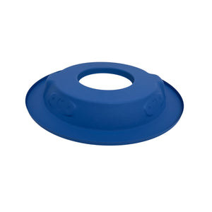 14" Round Custom Air Cleaner Lid Kit, Finned - Blue