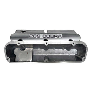Ford Small Block Pentroof 289 COBRA Valve Covers - Polished