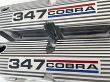 Load image into Gallery viewer, Ford Small Block Pentroof 347 Cobra Valve Covers - Tri-Color 1 - Polished