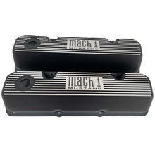 Load image into Gallery viewer, Ford 351 Cleveland Mach 1 Finned Valve Covers - Black