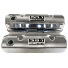 Load image into Gallery viewer, Ford 351 Cleveland Shelby Logo Valve Covers - Style 2 - Polished