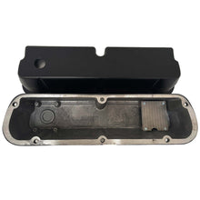 Load image into Gallery viewer, Ford 289, 302, 351 Windsor Tall Valve Covers - Ova Billet Top - Black