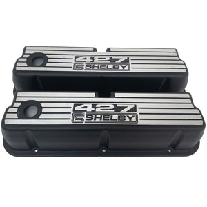 Ford 427 Shelby - Wide Finned Valve Covers - Black