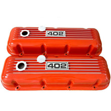 Load image into Gallery viewer, Big Block Chevy 402 Finned Valve Covers - Orange