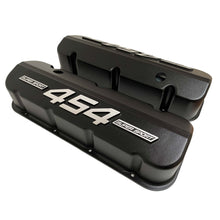 Load image into Gallery viewer, Big Block Chevy 454 Super Sport - RAISED LOGO - Tall Valve Covers - Black
