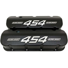 Load image into Gallery viewer, Big Block Chevy 454 Super Sport - RAISED LOGO - Tall Valve Covers - Black