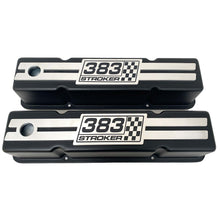 Load image into Gallery viewer, 383 STROKER Raised Billet Top Valve Covers - Black