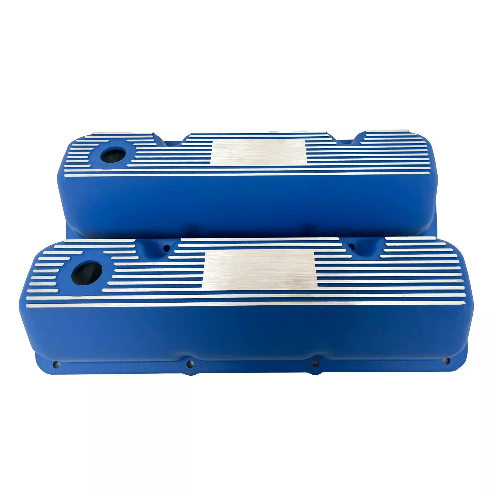 Ford 351 Cleveland - Finned Valve Covers - Custom - Blue – Ansen USA Ford 351 Cleveland - Finned Valve Covers - Custom - Blue – Ansen USA