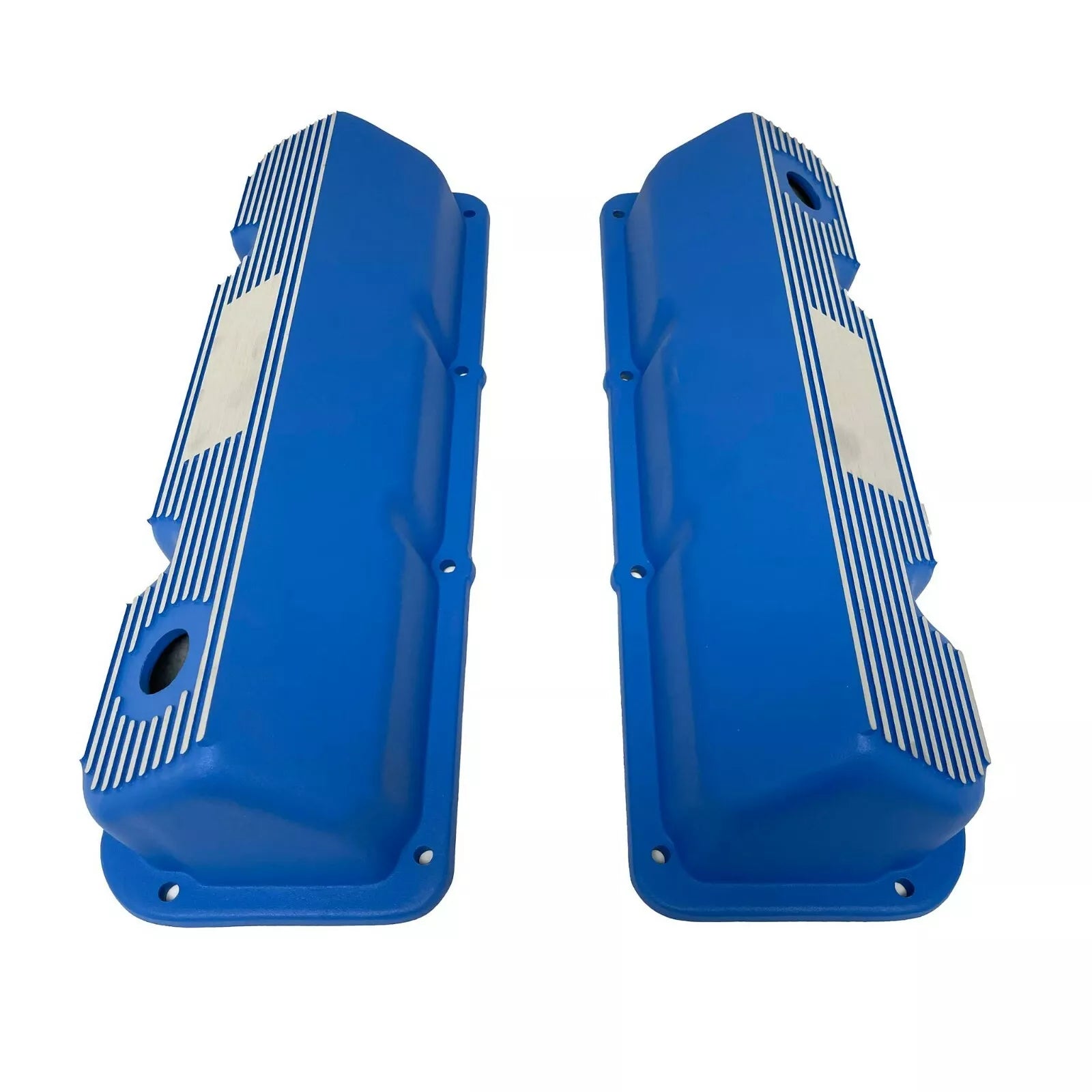 Ford 351 Cleveland - Finned Valve Covers - Custom - Blue – Ansen USA Ford 351 Cleveland - Finned Valve Covers - Custom - Blue – Ansen USA