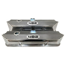 Load image into Gallery viewer, Ford FE Tall 482 Number Logo Valve Covers - Polished