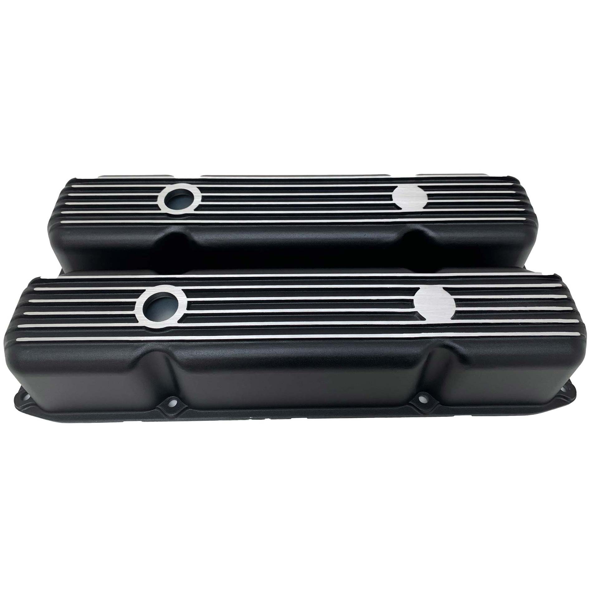 Mopar 383, 400, 440 Finned Valve Covers - Die-Cast Aluminum