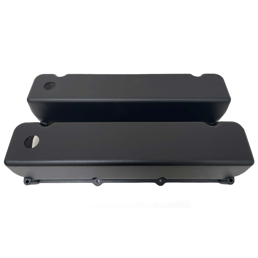 GH Fabricated Aluminum Valve Covers For Big Block Ford 429/460 – No-Hole Design