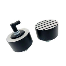 Load image into Gallery viewer, Diecast Aluminum Wide Fin Valve Cover Breather &amp; PCV Valve - Black