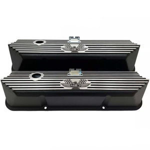 Ford FE Tall 427 American Eagle Valve Covers - Black