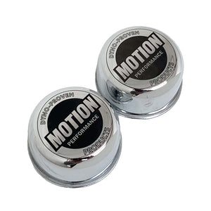 Baldwin MOTION Chrome Breathers and Grommets Set (Black Circle)