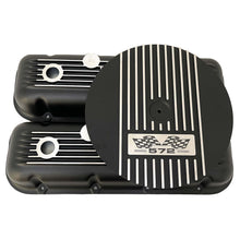Load image into Gallery viewer, 572 Big Block Chevy Finned Valve Covers &amp; 14&quot; Air Cleaner Kit - Black