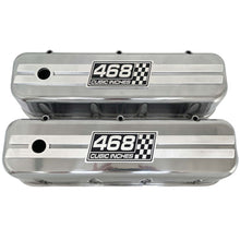 Load image into Gallery viewer, Chevy 468 Big Block Tall Valve Covers - Raised Billet Top - Polished