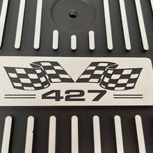 Load image into Gallery viewer, Big Block Chevy 427 Flag Logo 14&quot; Air Cleaner Kit - Black