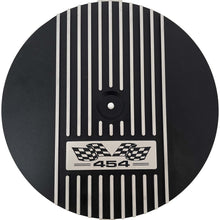 Load image into Gallery viewer, Big Block Chevy 454 Flag Logo Valve Covers &amp; 14&quot; Air Cleaner - Black