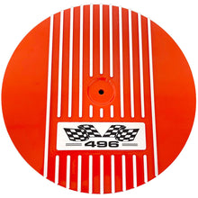 Load image into Gallery viewer, Big Block Chevy 496 Flag Logo 14&quot; Air Cleaner Kit - Orange