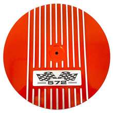 Load image into Gallery viewer, Big Block Chevy 572 Flag Logo 14&quot; Air Cleaner Kit - Orange