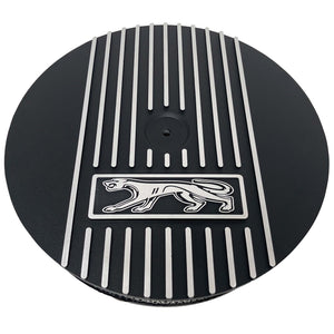 Ford Cougar Logo 14" Round Air Cleaner Kit - Style 2 - Black