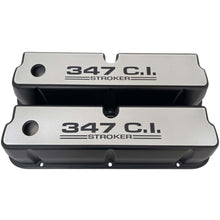 Load image into Gallery viewer, Ford Small Block 347 C.I. Stroker Tall Valve Covers - Billet Top - Black