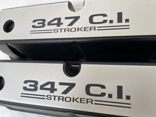 Load image into Gallery viewer, Ford Small Block 347 C.I. Stroker Tall Valve Covers - Billet Top - Black