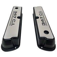 Load image into Gallery viewer, Ford Small Block 347 C.I. Stroker Tall Valve Covers - Billet Top - Black