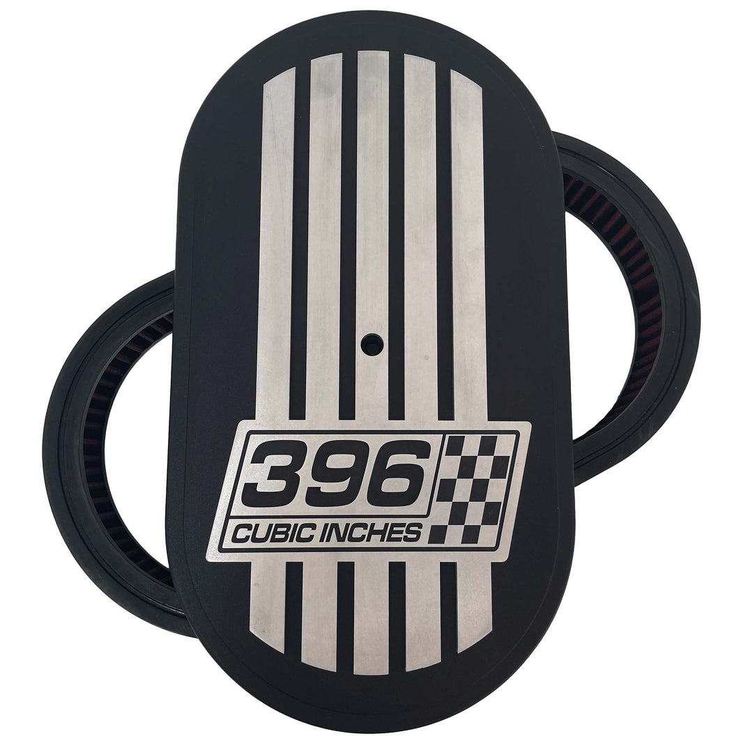 396 Cubic Inches, Custom Raised Billet Top Logo 15