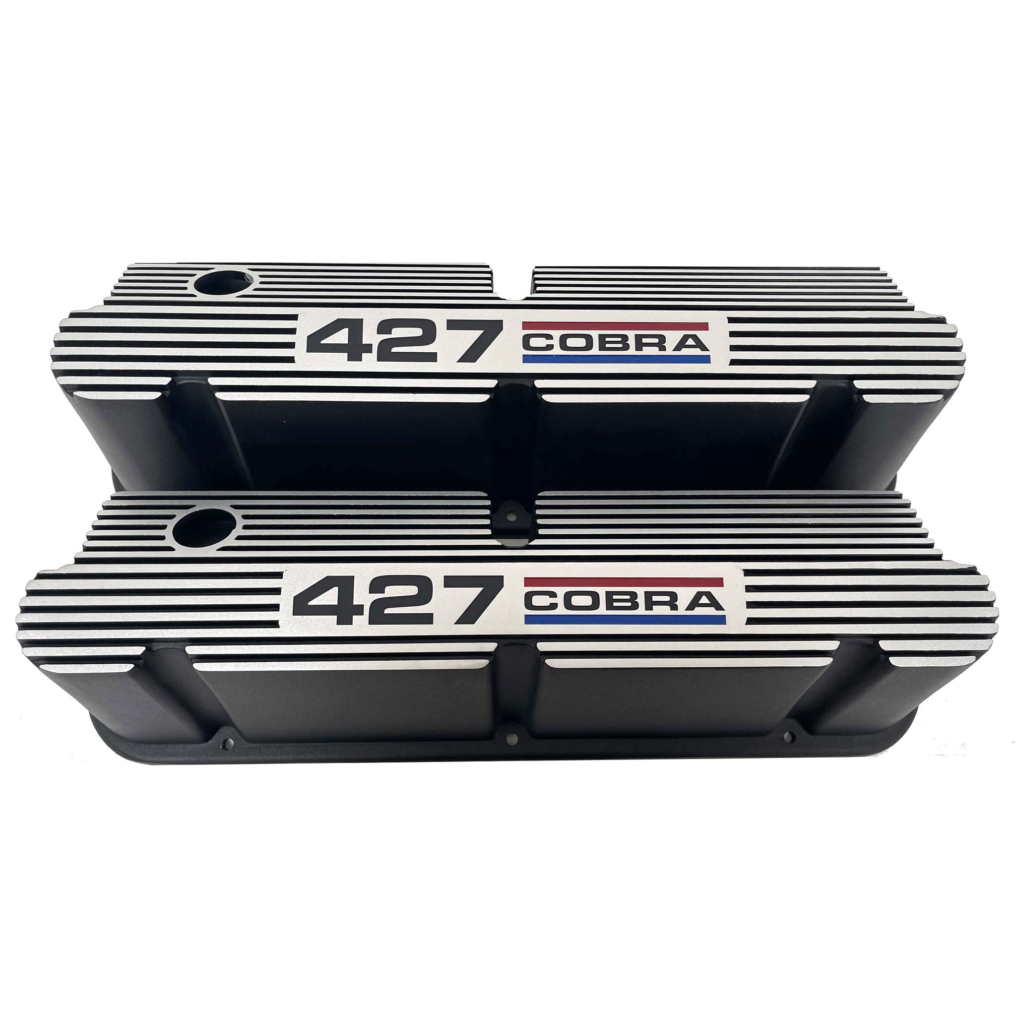 Ford Small Block Pentroof 427 Cobra Valve Covers - Tri-Color 1