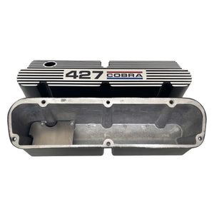 Ford Small Block Pentroof 427 Cobra Valve Covers - Tri-Color 1 - Black