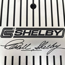 Load image into Gallery viewer, CS Shelby 15&quot; Finned Billet Top Air Cleaner Kit - Black